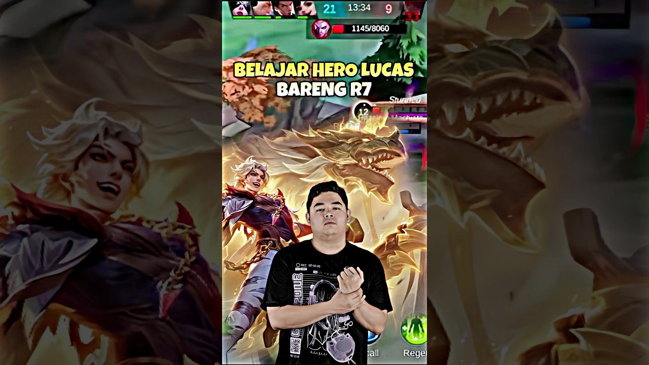 CARA R7 BELAJAR EXP LANE MENGGUNAKAN HERO LUCAS #mobilelegends #rrqr7