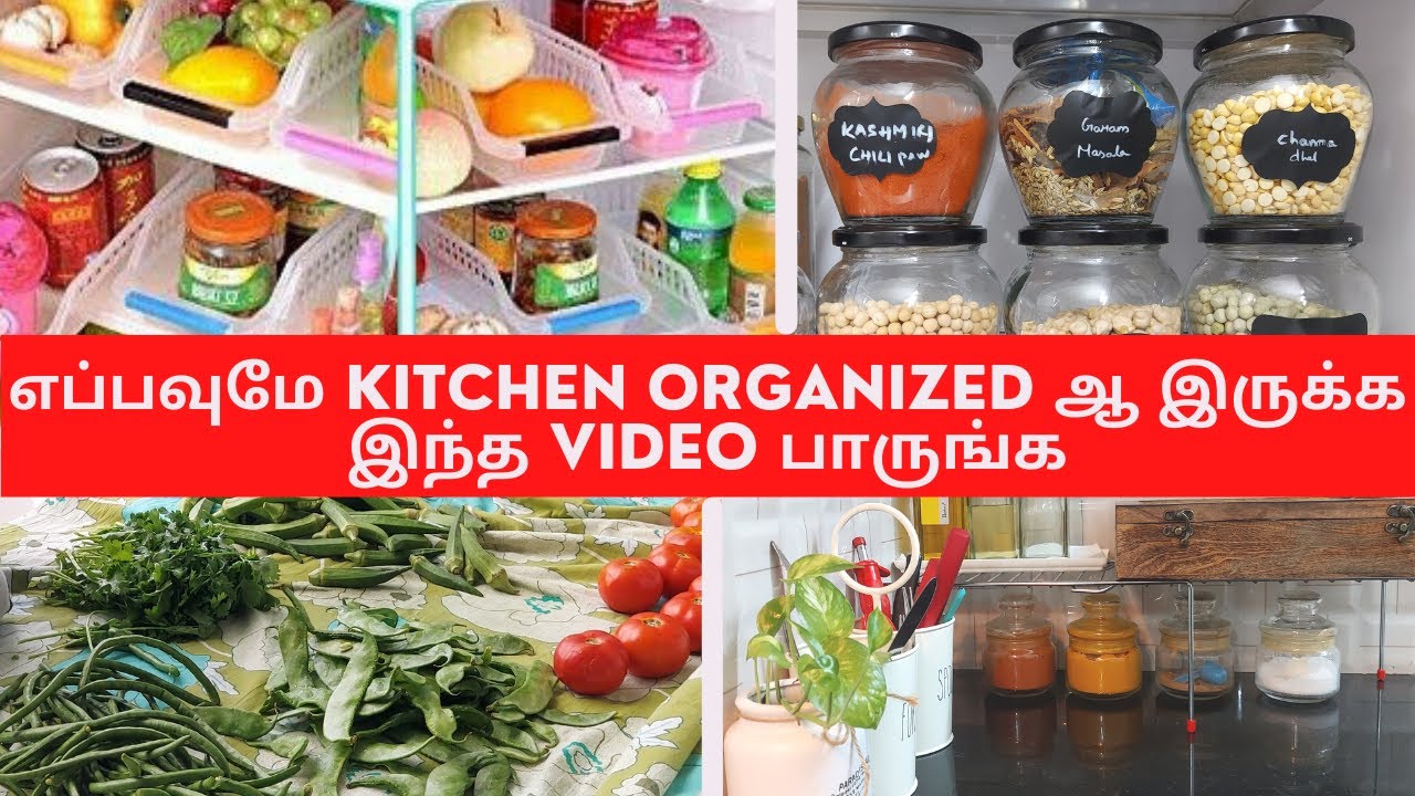 KITCHEN organization Ideas in tamil🍴FRIDGE Organization tamil👉fridge CLEANING tips | Grocery haul
