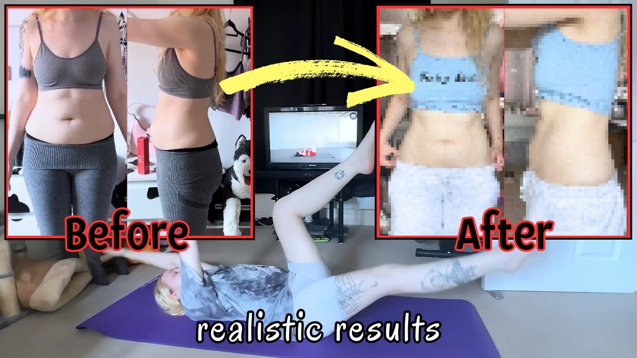 I tried the Chloe Ting Shred Challenge ✨ realistic results ✨