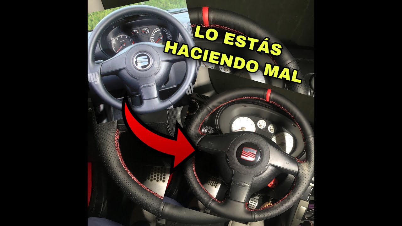 ✅COMO TAPIZAR VOLANTE SEAT LEON 1✅