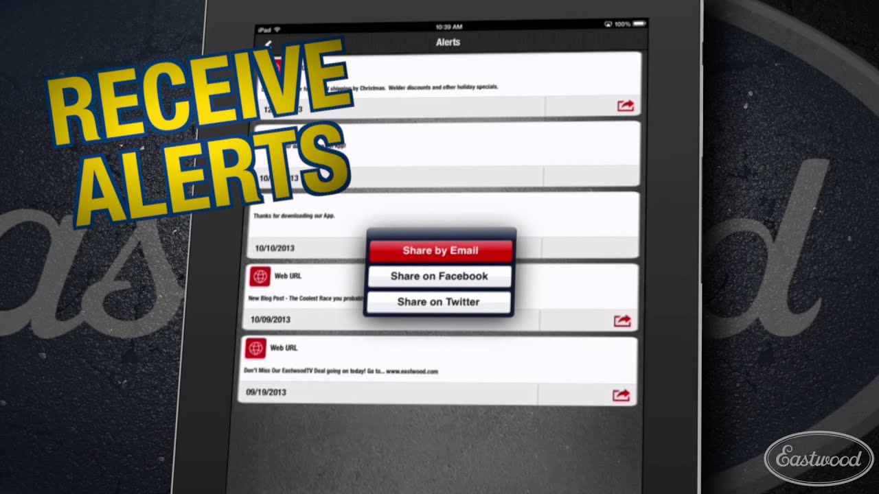 Eastwood App - Tech Support & How-To Videos: Perfect For Any Garage The Eastwood Mobile App