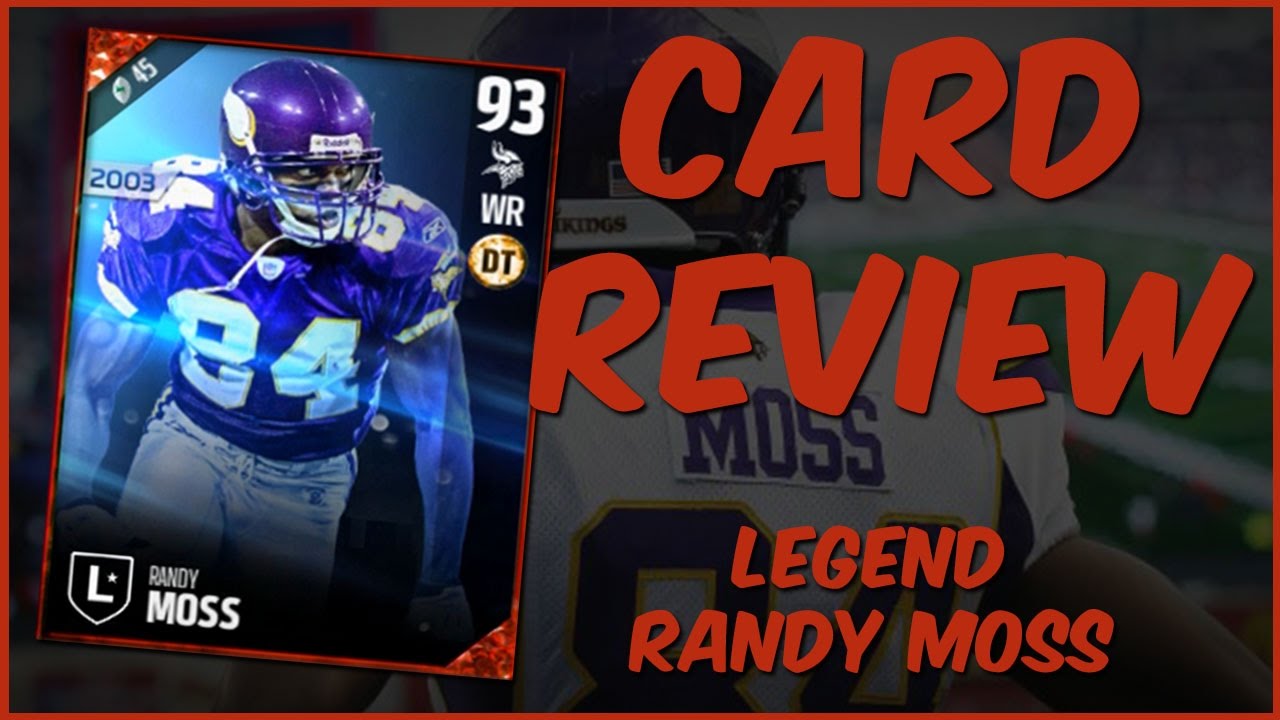 MUT 17 Card Review | Legend Randy Moss Gameplay + Card Review