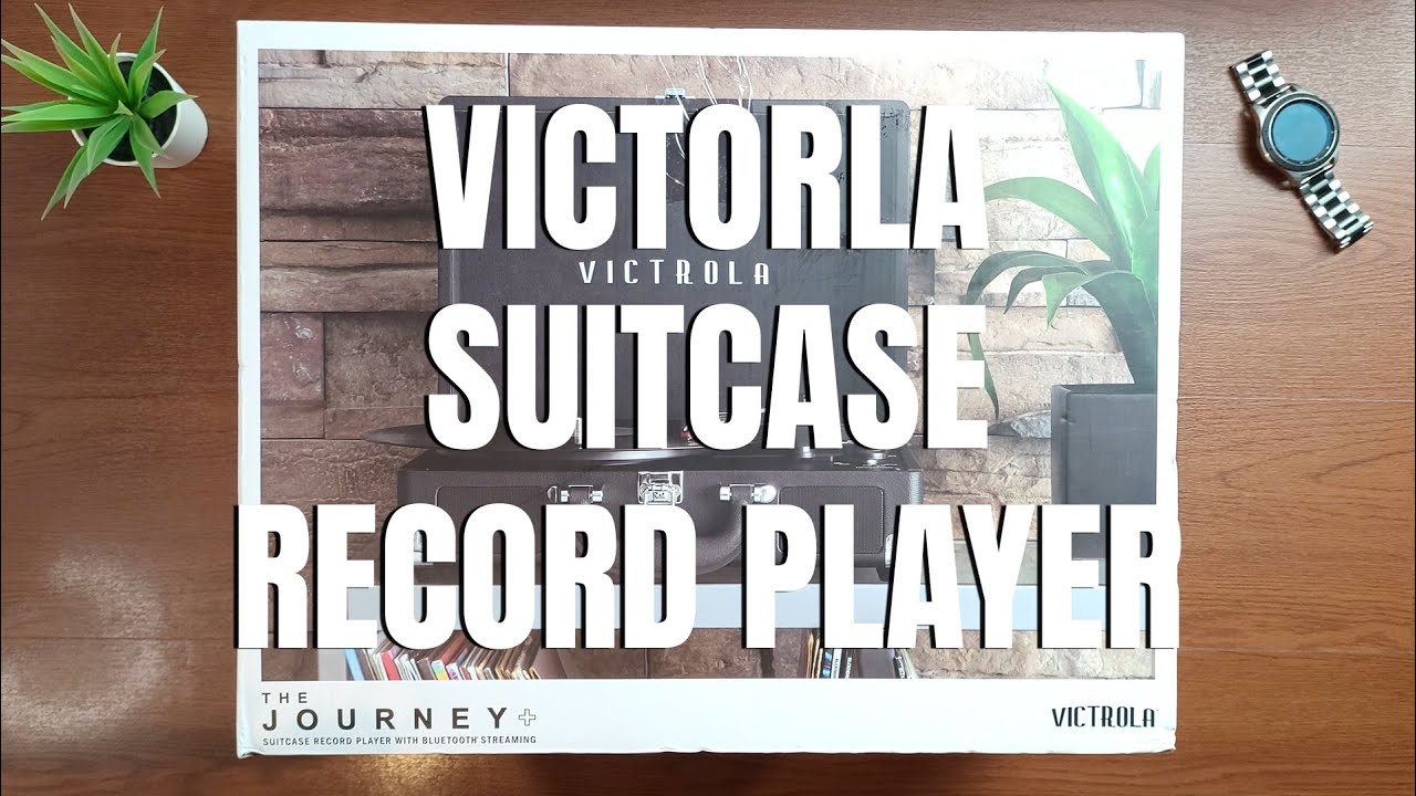 Victrola The Journey +   Suitcase Record Player with Bluetooth Streaming