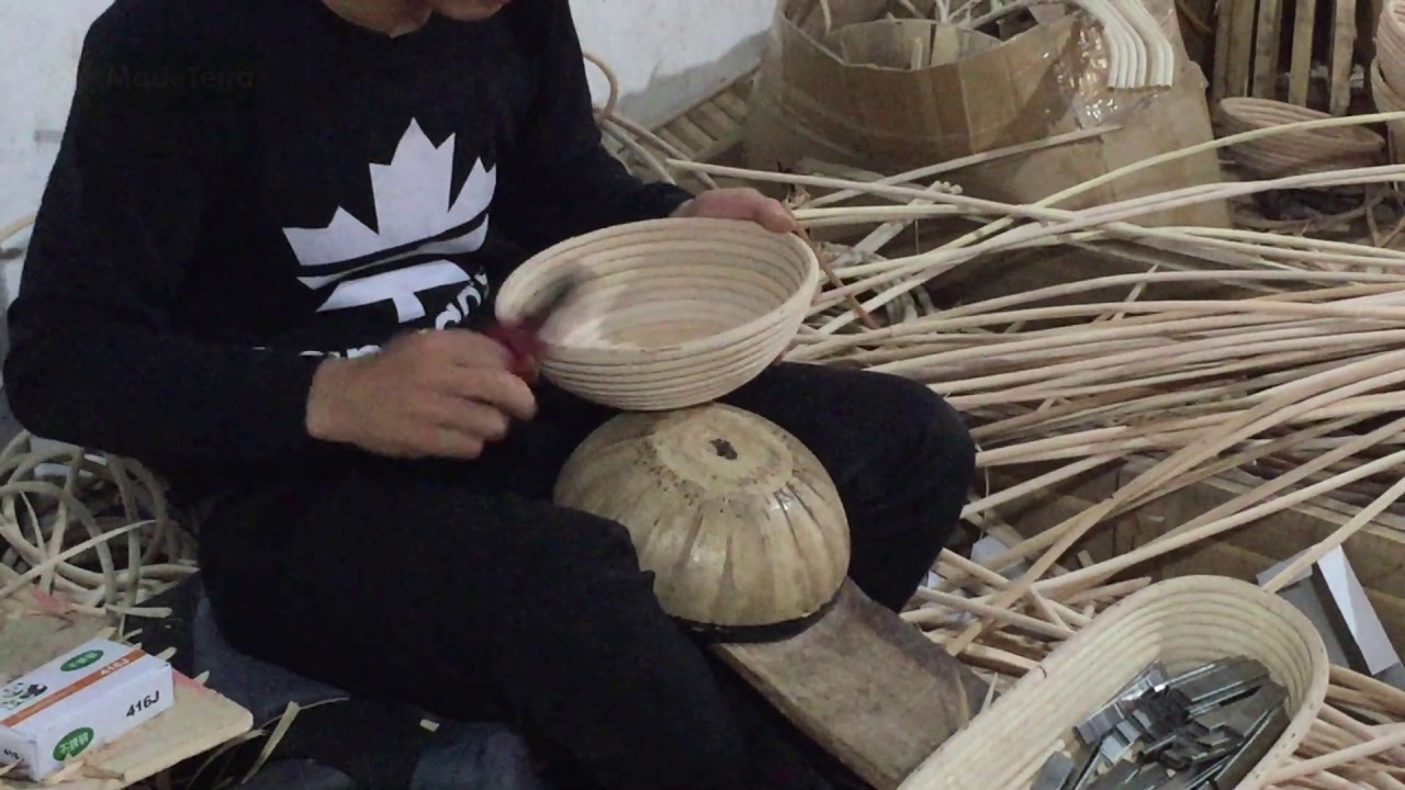 The Making of a Rattan Cane Banneton Bread Proofing Basket (Brotform)