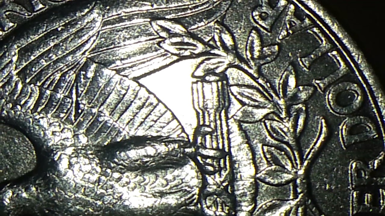 1996P US QUARTER CUD MINT ERROR REVERSE