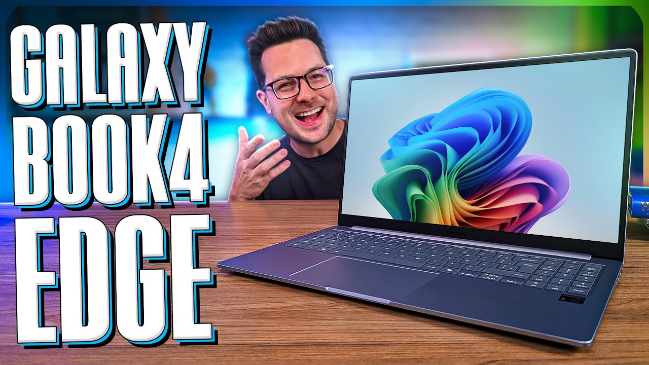 GALAXY BOOK4 EDGE - BATERIA INSANA e MUITA INTELIGÊNCIA ARTIFICIAL! REVIEW COMPLETO!