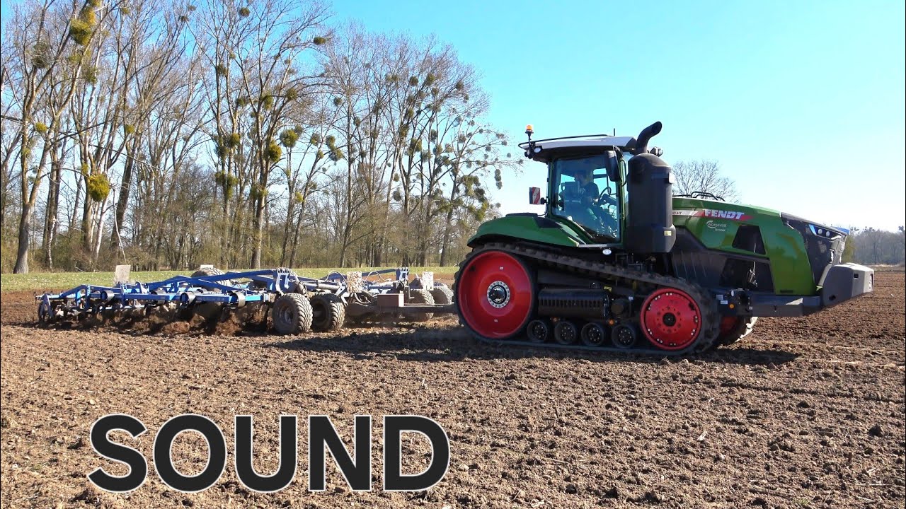 FENDT 1167 VARIO MT mit ein KÖCKERLING VARIO Grubber / SOUND / 4K