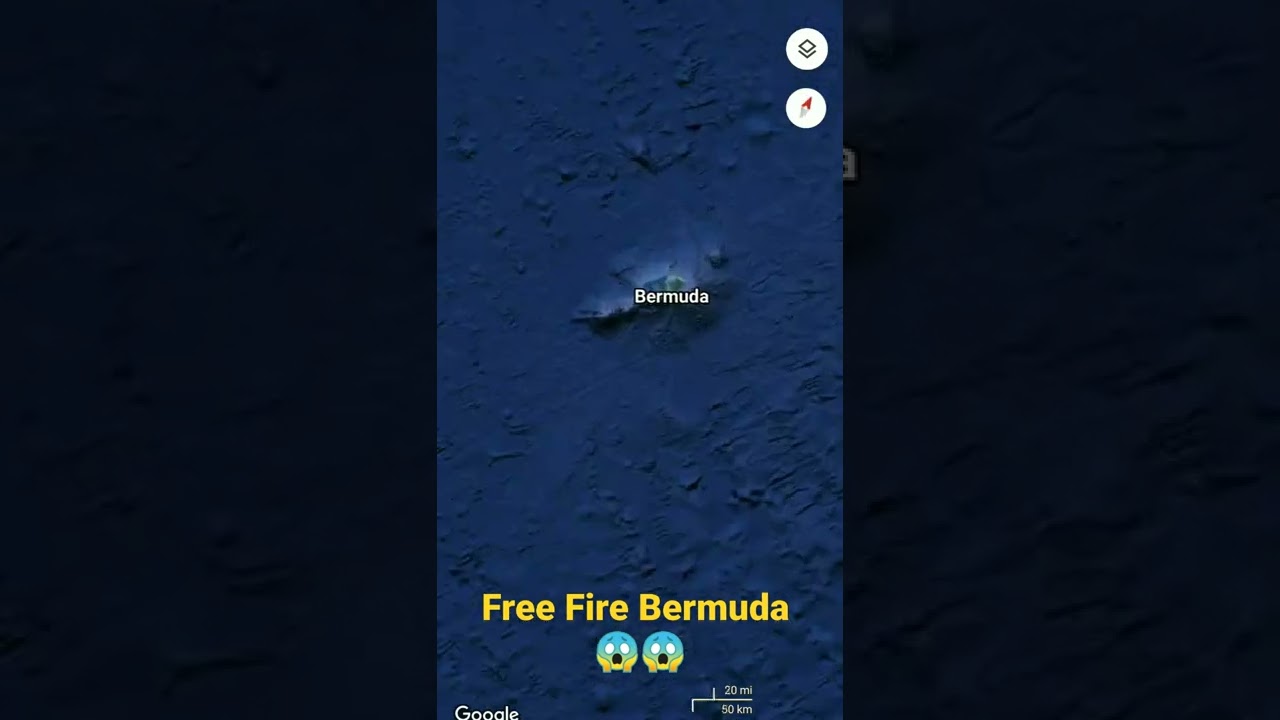 real free fire bermuda map in google maps