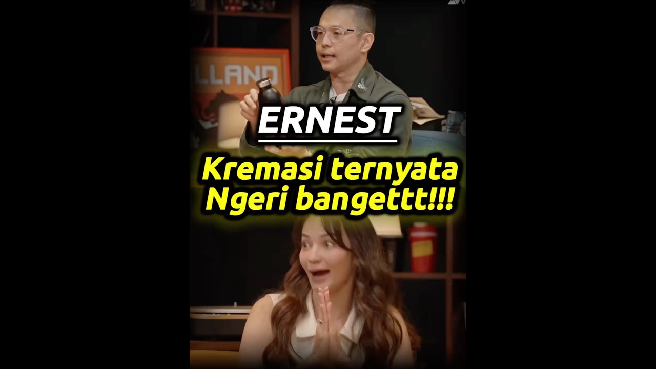 Ernest ingin mati di kremasi, Enzy sampai searching di youtube‼️ 🤣 #ernestprakasa  #enzystoria