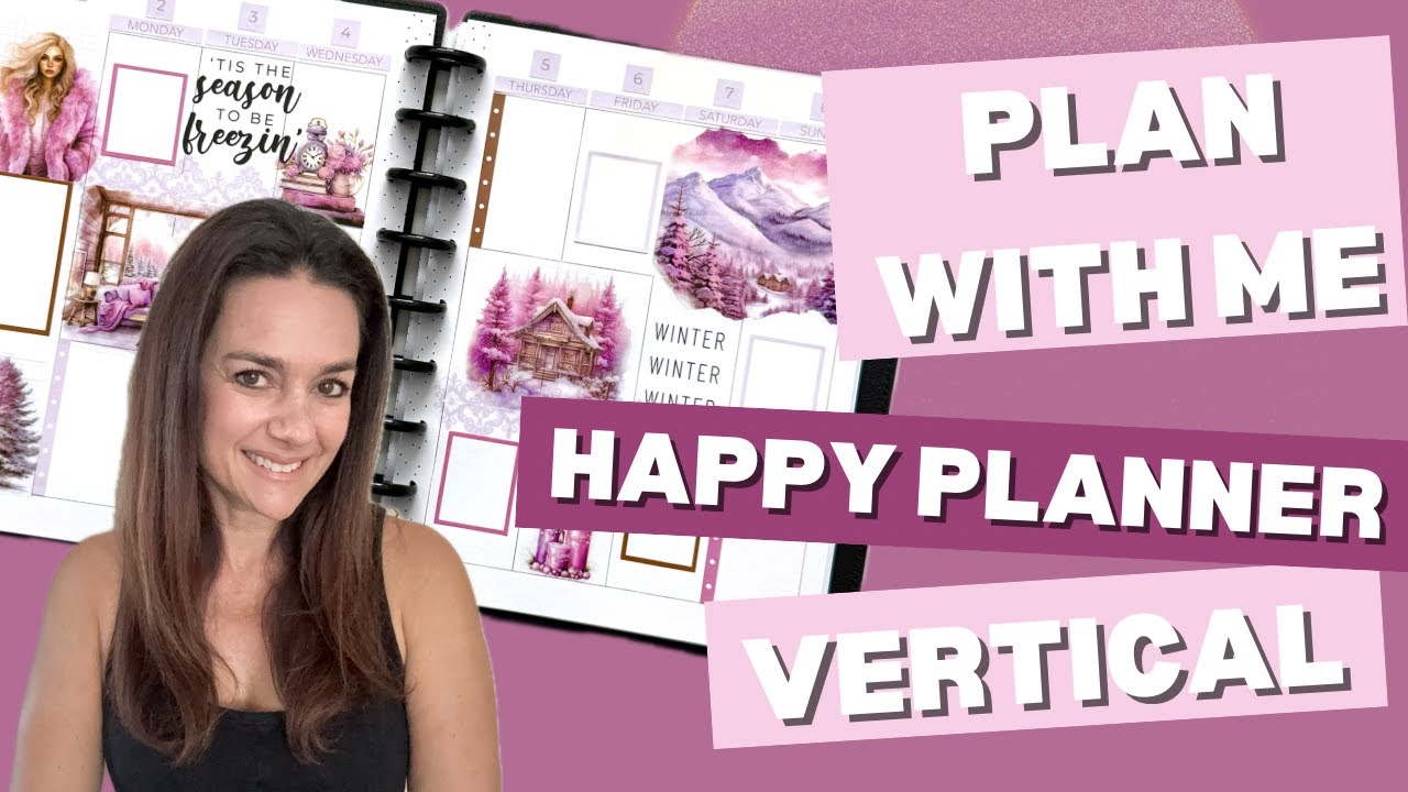 Планируйте вместе со мной [Вертикальная разметка Happy Planner]