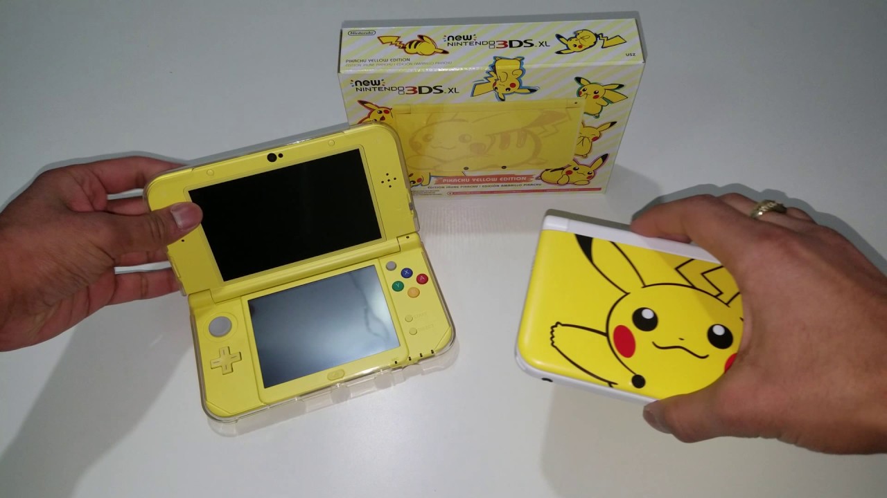 New 3DS XL Pikachu Yellow Edition Unboxing