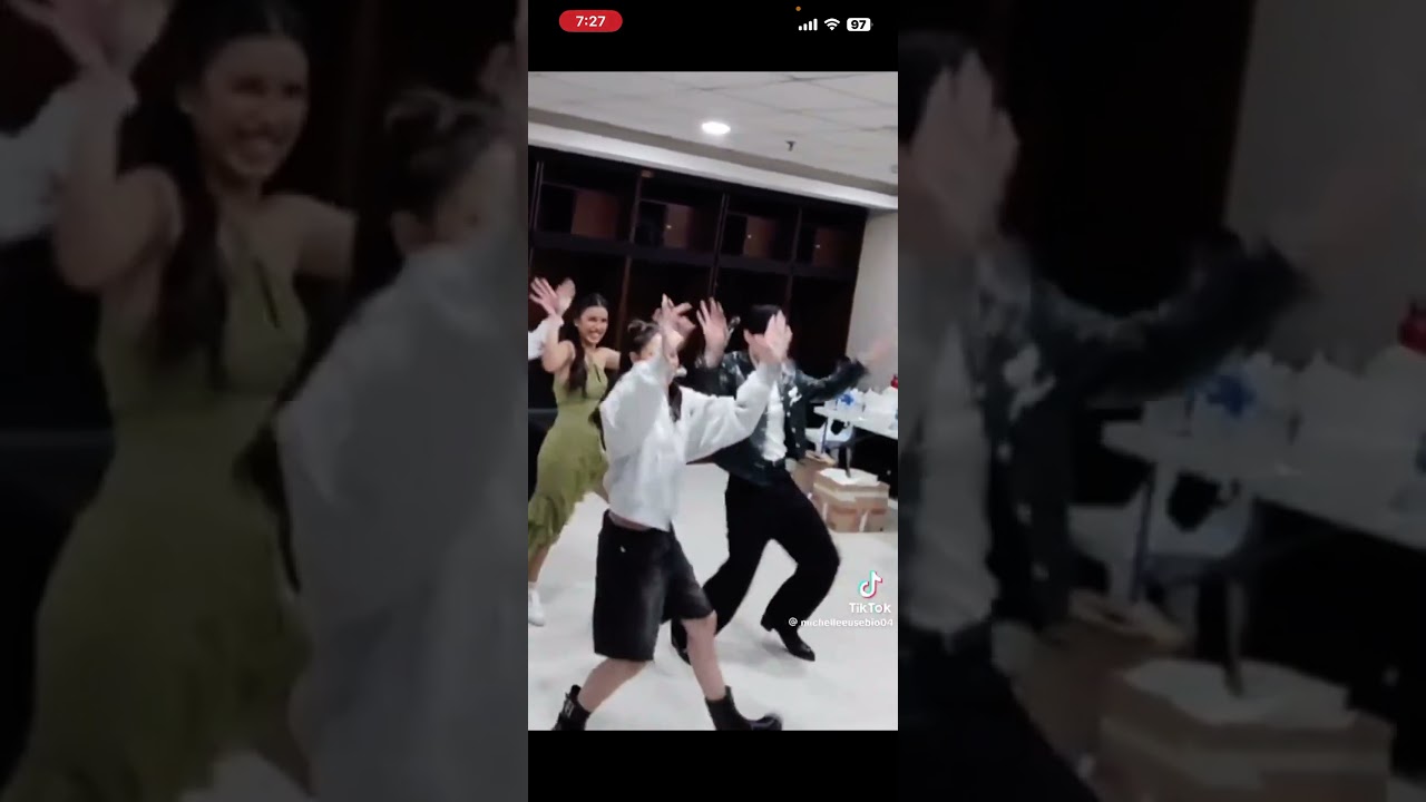 Shuvee and Charlie with Ralph ang cute na nag Dunca dance with SB 