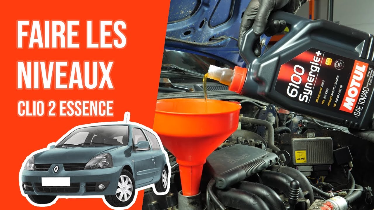 Faire ses niveaux Clio 2 1.2i 📏