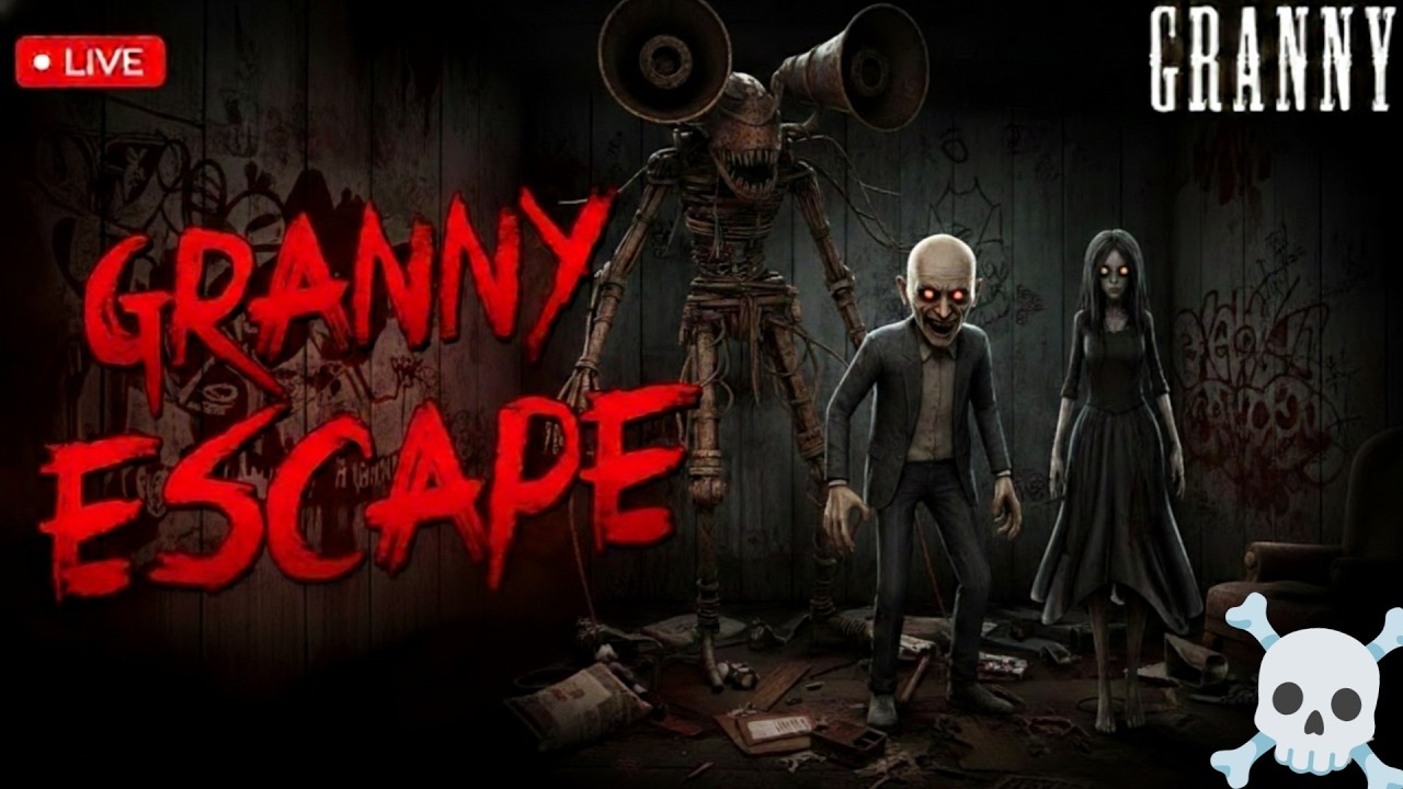 Granny  horarr game ☠️Game o phobia is Live 👻