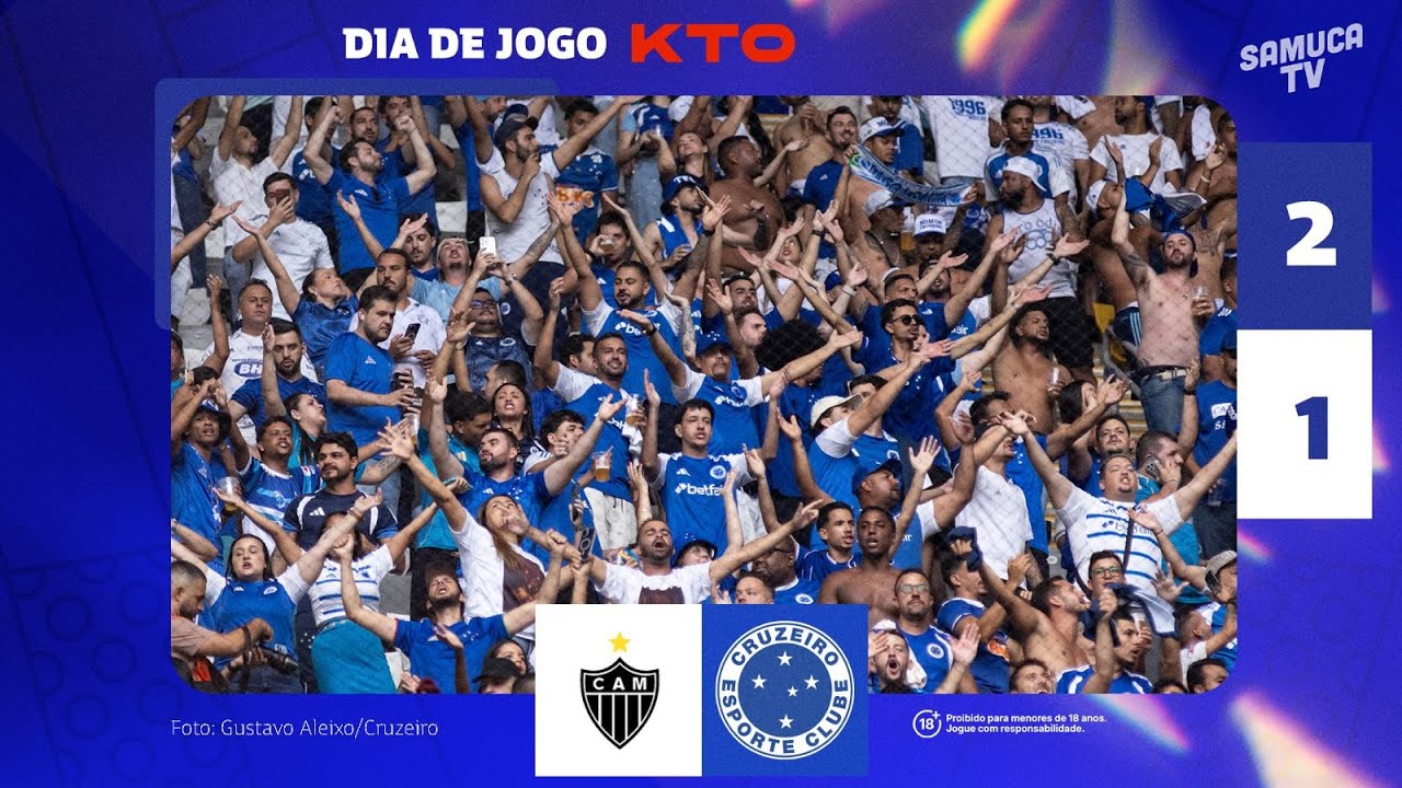 ATLÉTICO-MG X CRUZEIRO AO VIVO NA SAMUCA TV | 5ª RODADA DO CAMPEONATO MINEIRO