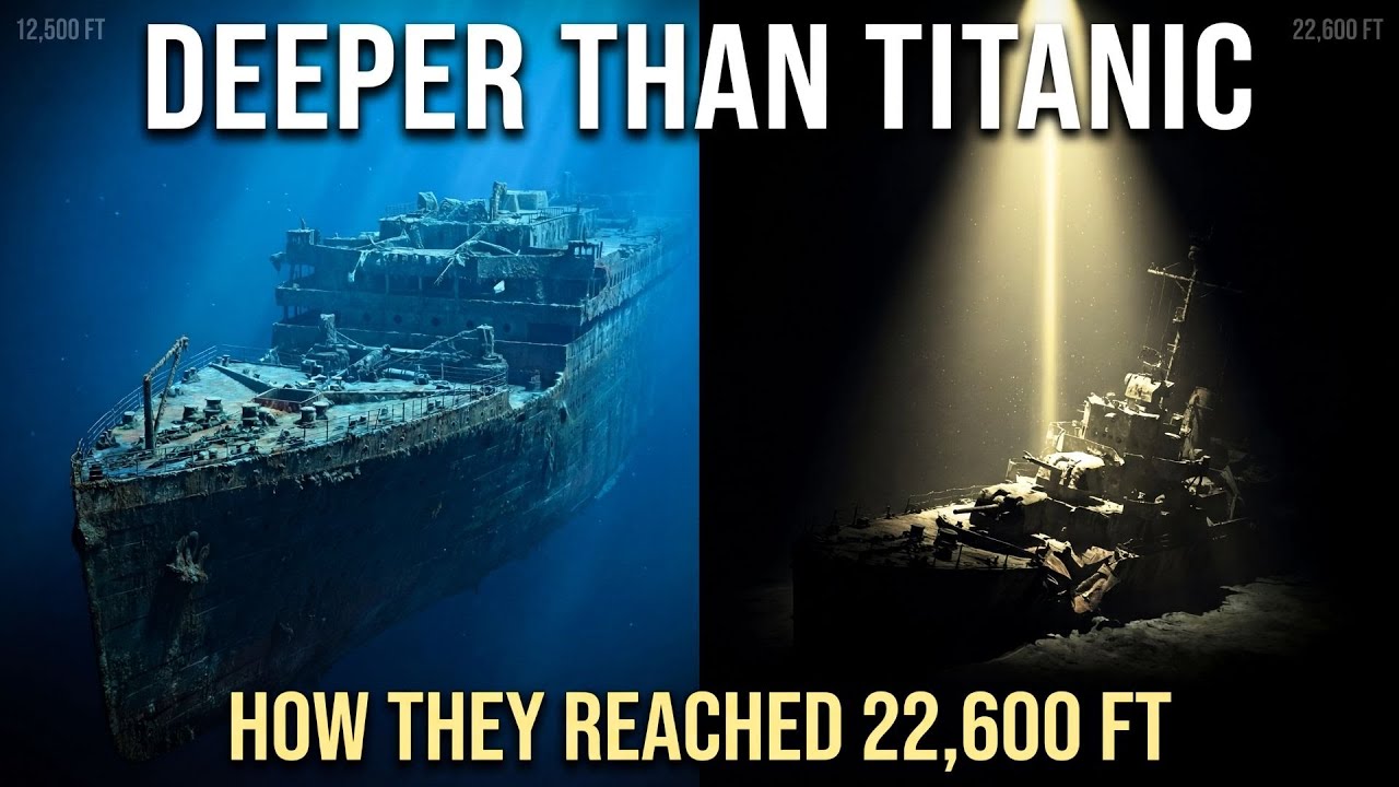 The Ship Found Deeper Than the Titanic: How They Reached 22,600 Feet