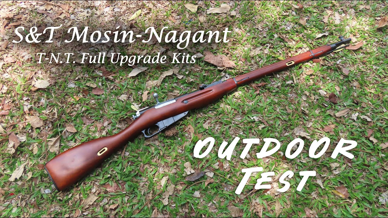 【TAIWAN T-N.T. STUDIO】S&T Mosin-Nagant Upgraded Kits - 70M Outdoor Test!