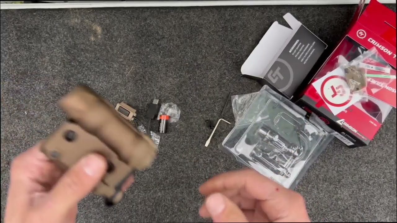 Crimson Trace CMR 301 Railmaster Pro Unboxing, Works great!