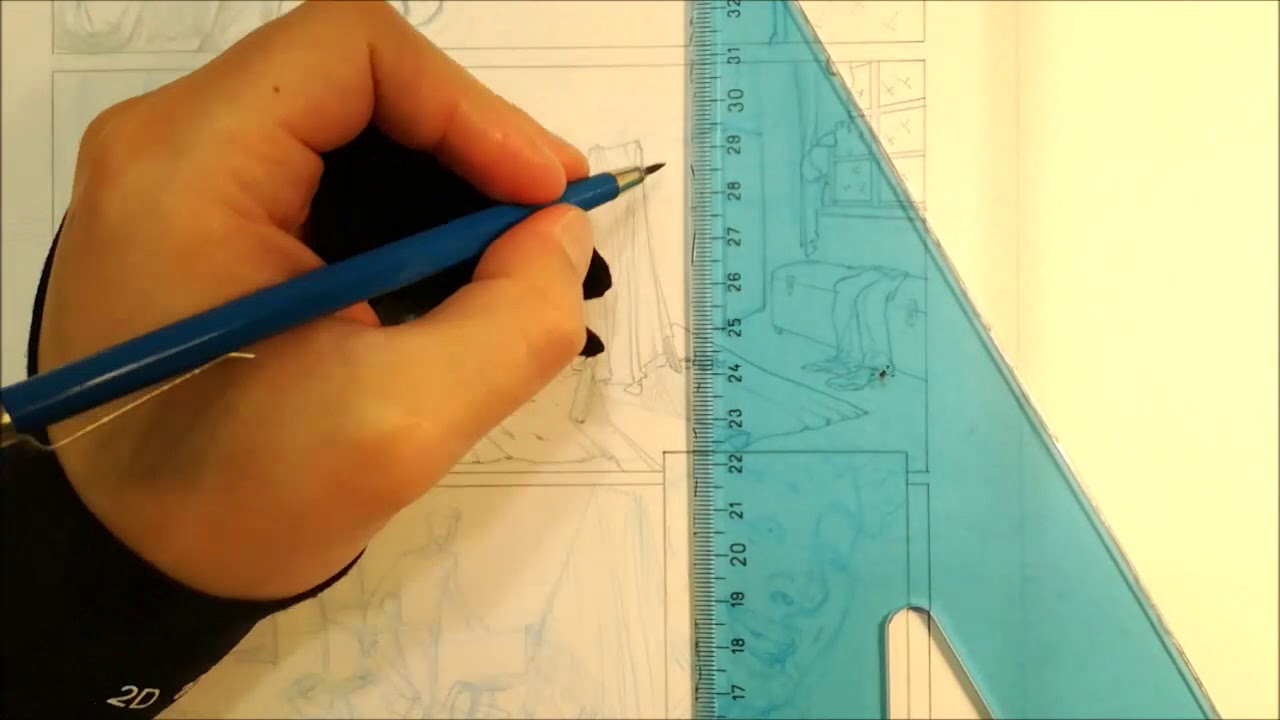 Drawing a Comic Page PART 3