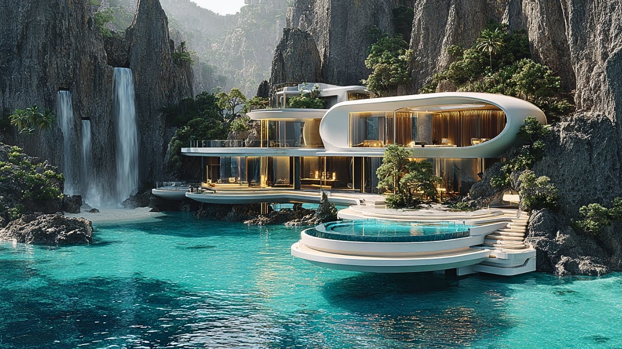 INCROYABLE Villa de Luxe sur un Lagon Tropical à 60M€ ! 😱 Visite complète