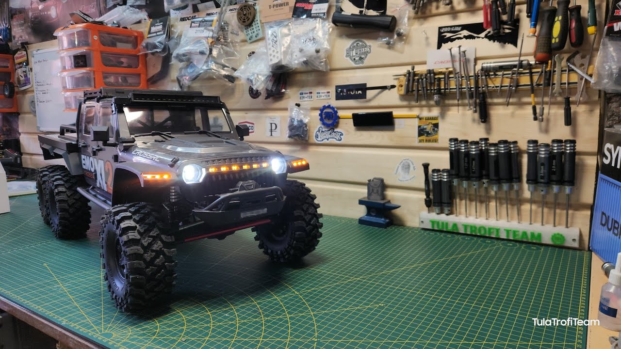 Cross-rc EMO xl2,  режимы света и беглый обзор компоновки модели