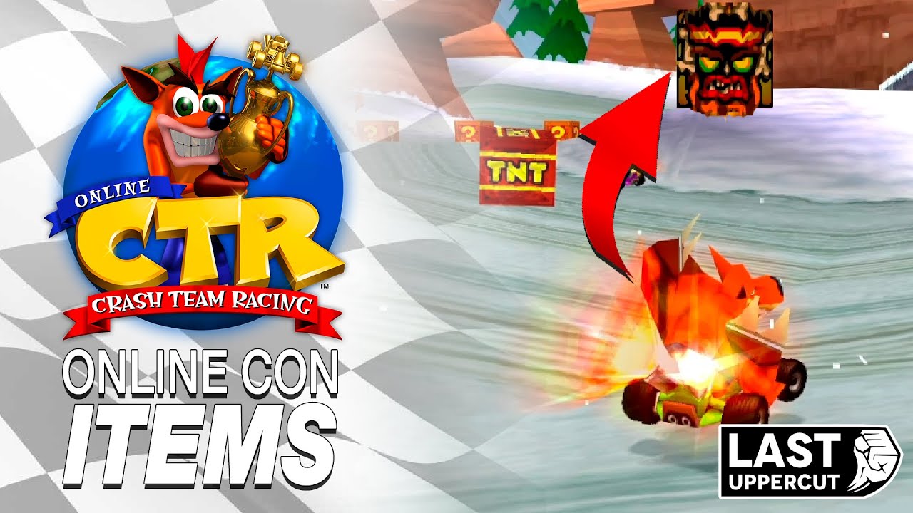 TUTORIAL ONLINE CTR CON ITEMS - Online Crash Team Racing Gasmoxian