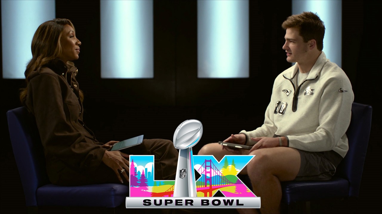 Patriots QB Drake Maye: Playing in Super Bowl LX a 'surreal moment' (FULL INTERVIEW) | Super Bowl