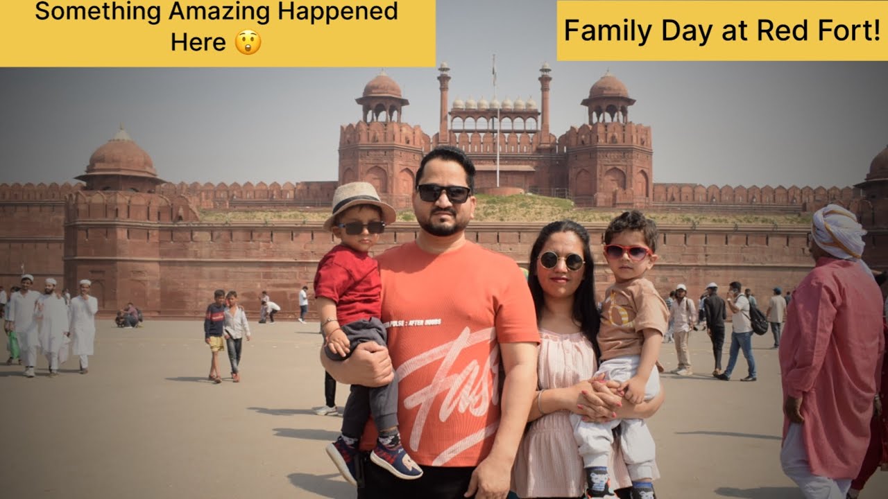 Our Amazing Family Trip to Red Fort Delhi 🇮🇳 | #familyvlog #viral