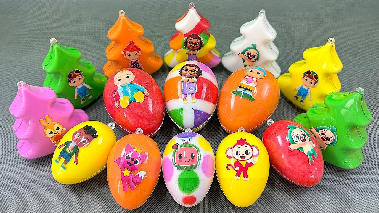 Cocomelon Characters Play with Slime | Satisfying ASMR Sounds