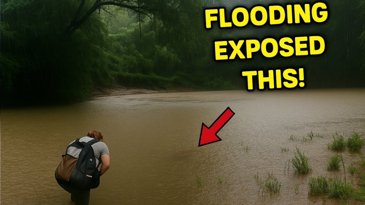FLASH FLOOD! River Treasure Hunter MUDLARKING Ghost town makes an Epic Discovery!