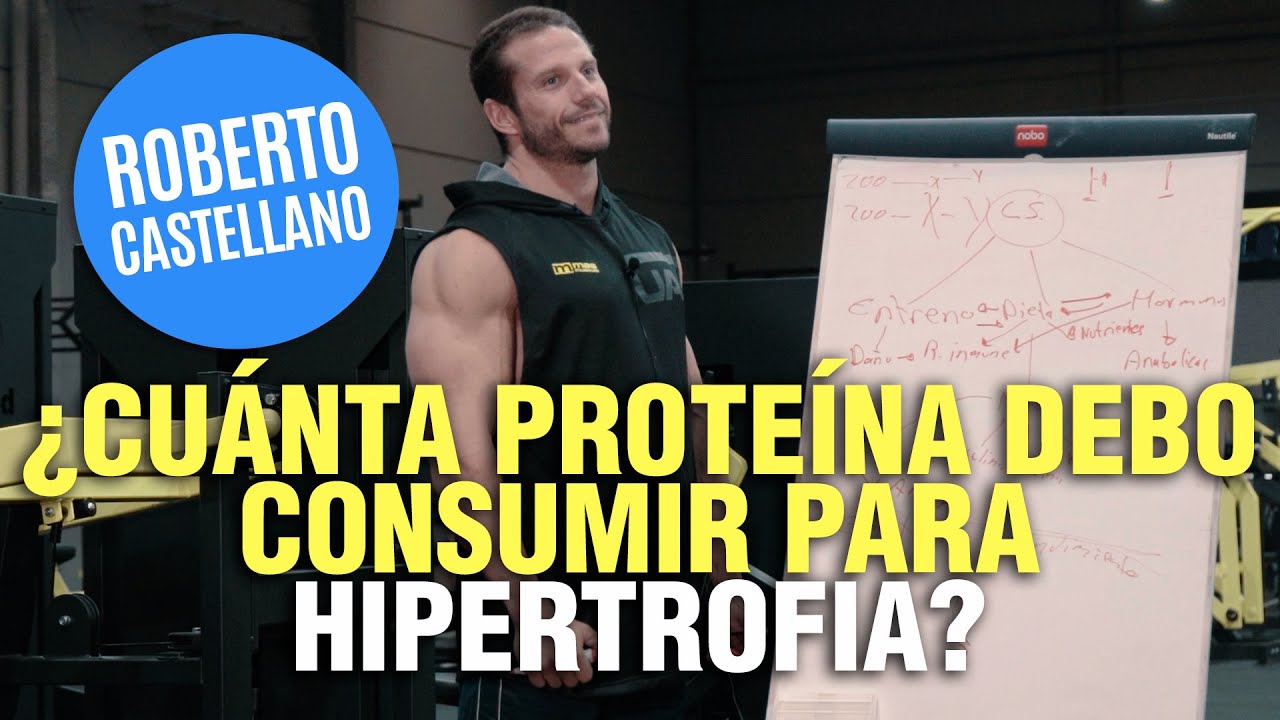 🥛❓¿CUÁNTA PROTEÍNA consumir para HIPERTROFIA?