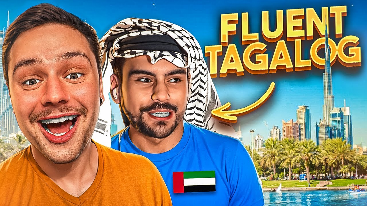He Grew Up in DUBAI But Speaks Tagalog Like a LOCAL