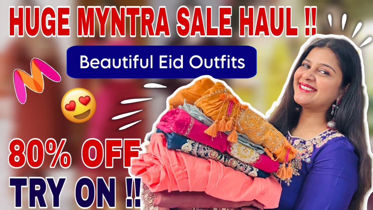 Myntra Eid Special Haul | Must watch | Pakistani kurta, Anarkali, sharara for this Eid