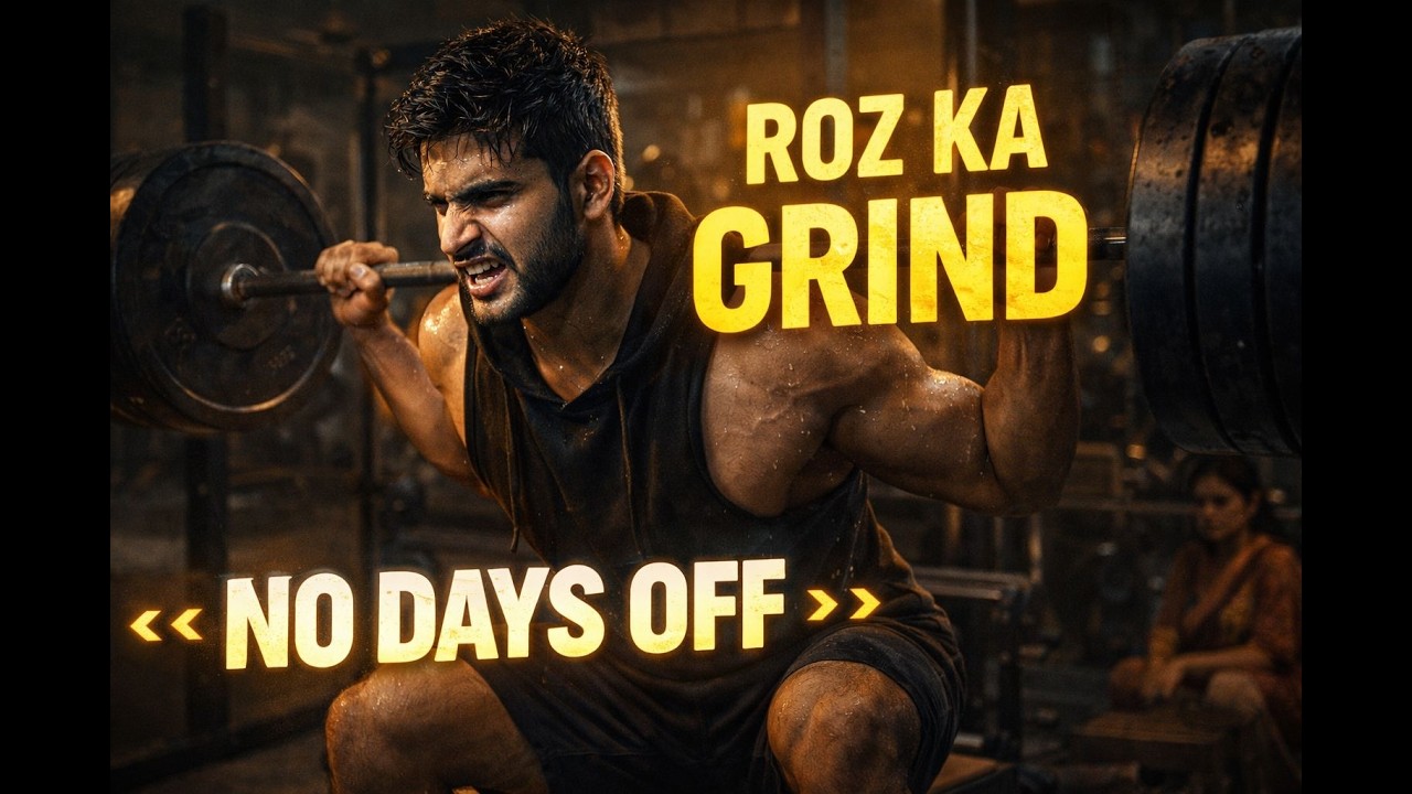 Roz Ka Grind | Gym Motivation Rap Song | Hindi Motivational Rap 2026