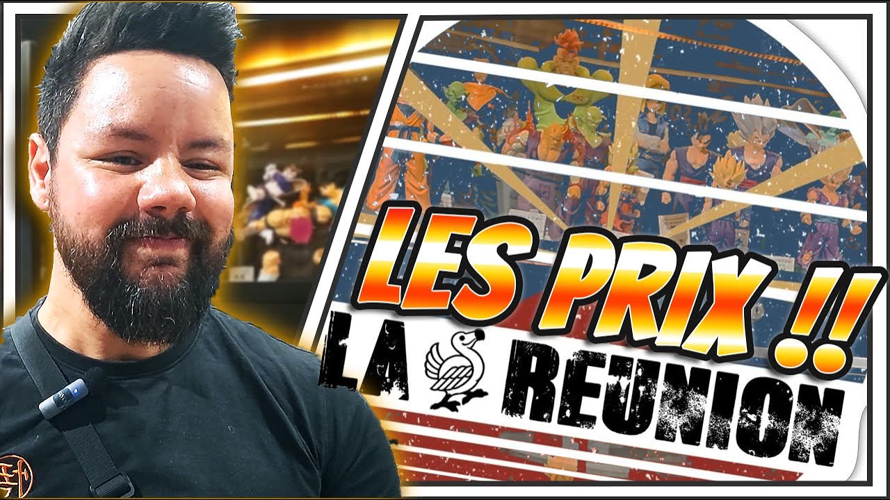 LES PRIX des figurines BANDAI à l'île de la REUNION DRAGON BALL Z NARUTO ONE PIECE