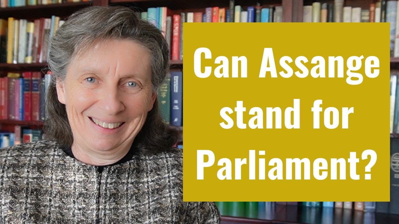 Can Julian Assange stand for the Australian Parliament?