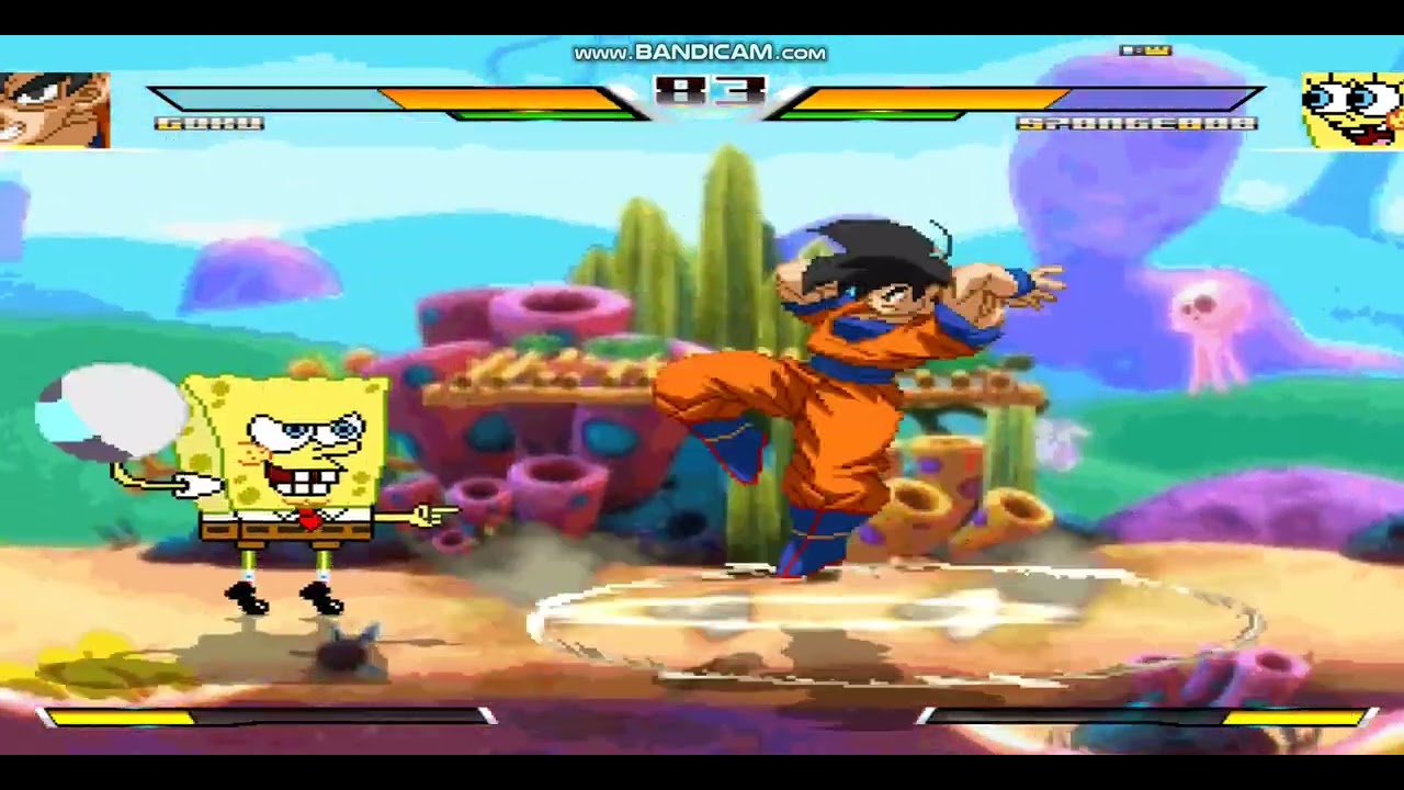MUGEN Battle #2: SpongeBob VS. Goku