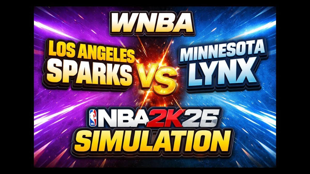 Sparks vs Lynx Full Game NBA 2K26 | Championship Intensity