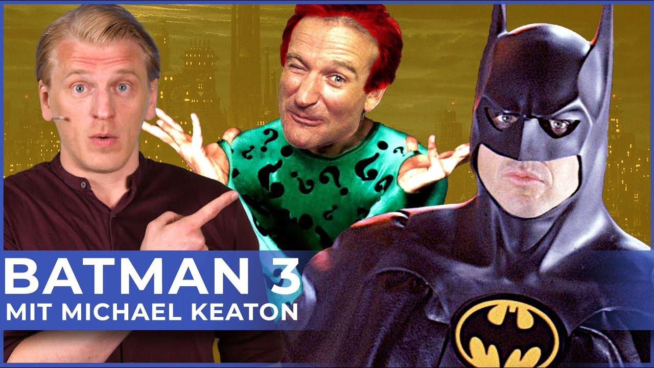 Batman 3: Der eigentliche Plan für die Fortsetzung mit Michael Keaton und Robin Williams