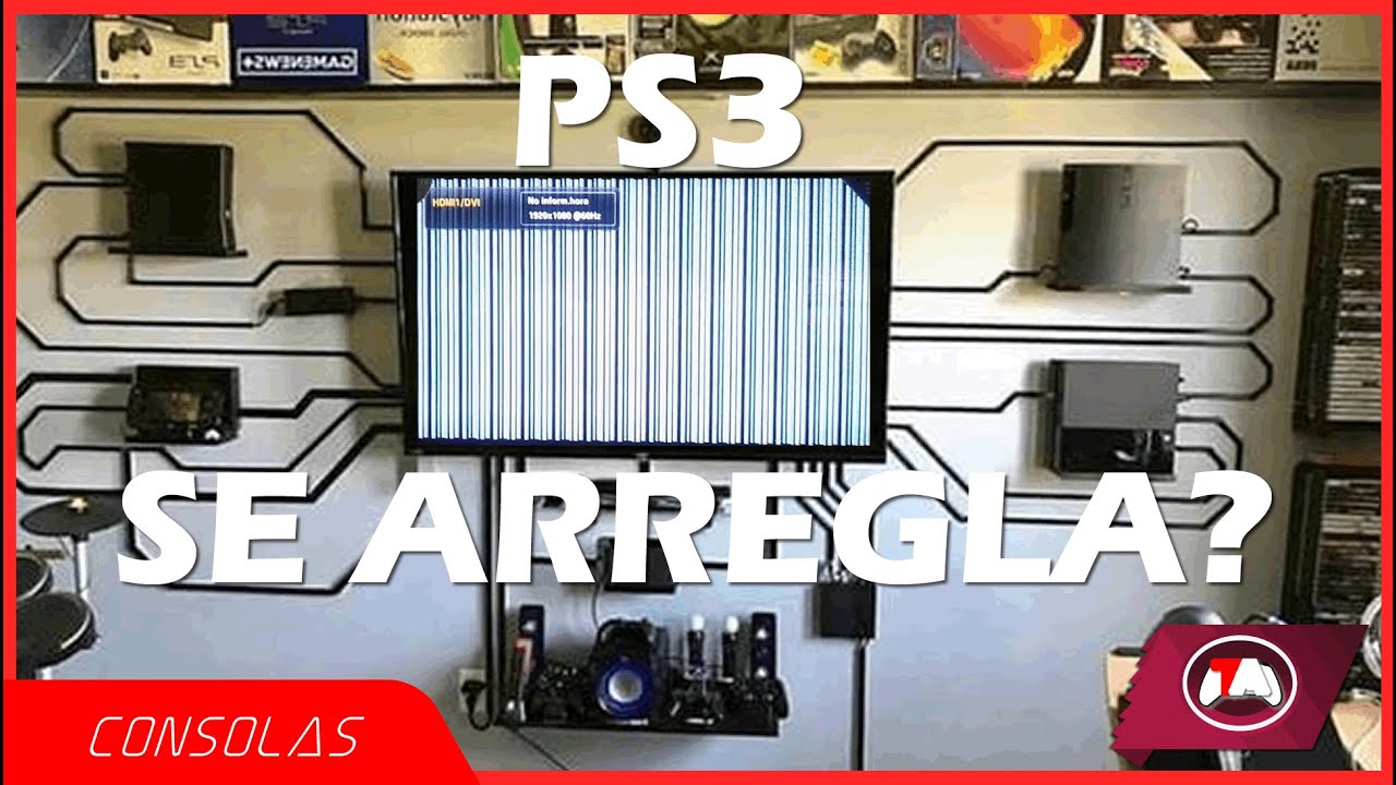 PS3 Reparación - Error de imagen rayas
