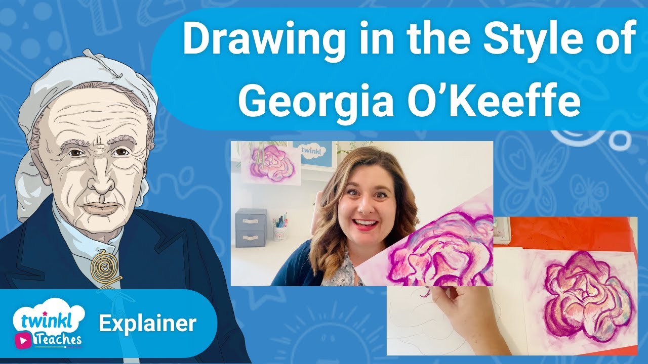 Drawing in the Style of Georgia O&rsquo;Keeffe | KS2 Art Lesson