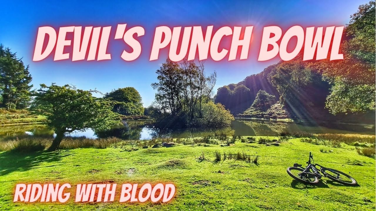 Cycling to the Devil's Punch Bowl in Blaenavon