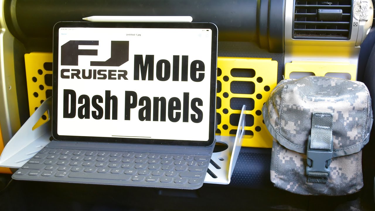 Molle Panel FJ Cruiser, Dash Storage Panel, Detailed DIY Install