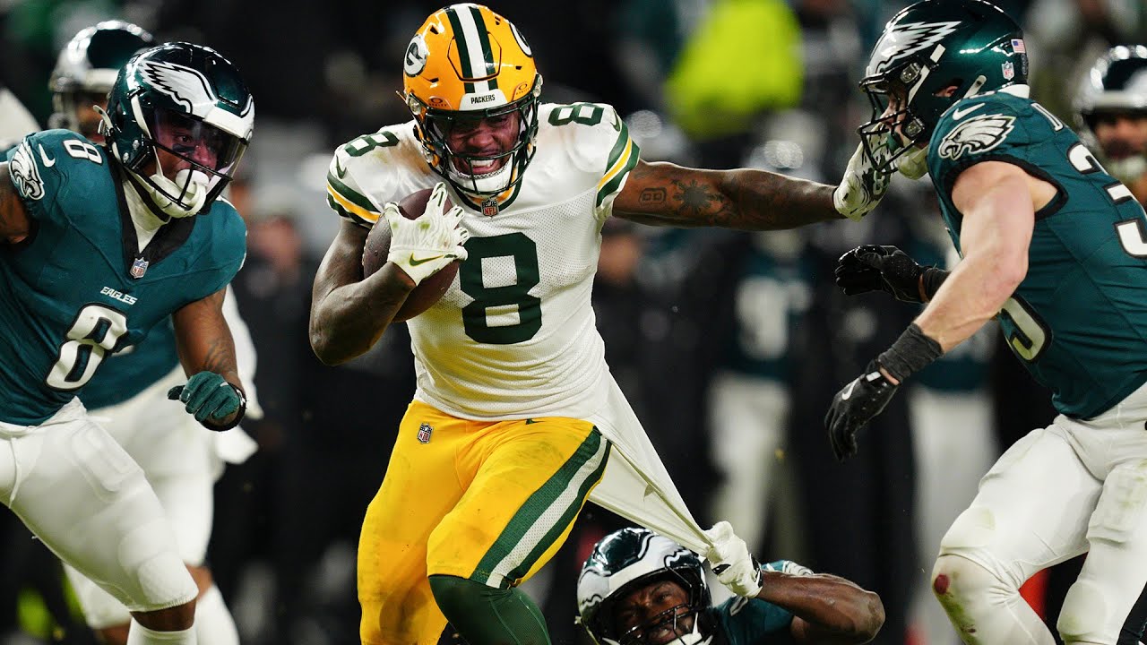 Josh Jacobs' best plays from 121 total-yard game vs. Eagles | Wild Card Weekend