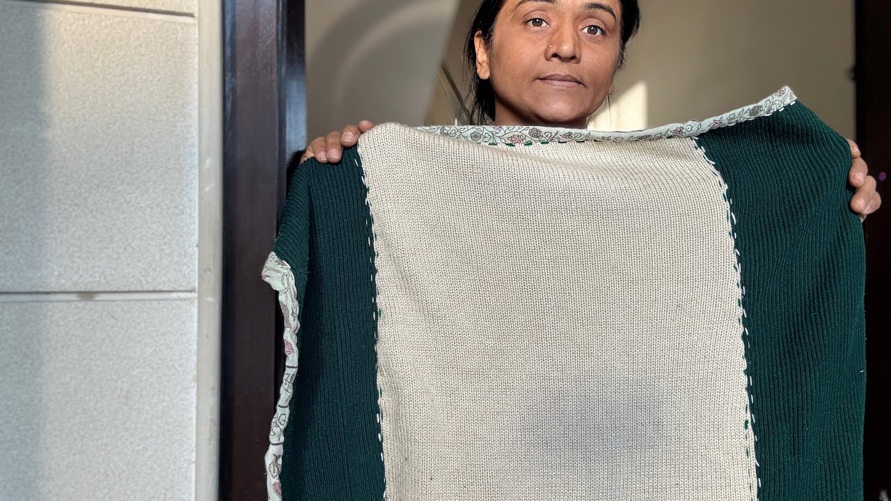 Make small size blanket at home 