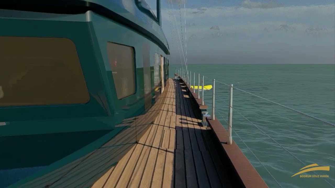 50,5 Meters Oguz Khan Yacht by Bodrum Oguz Marin