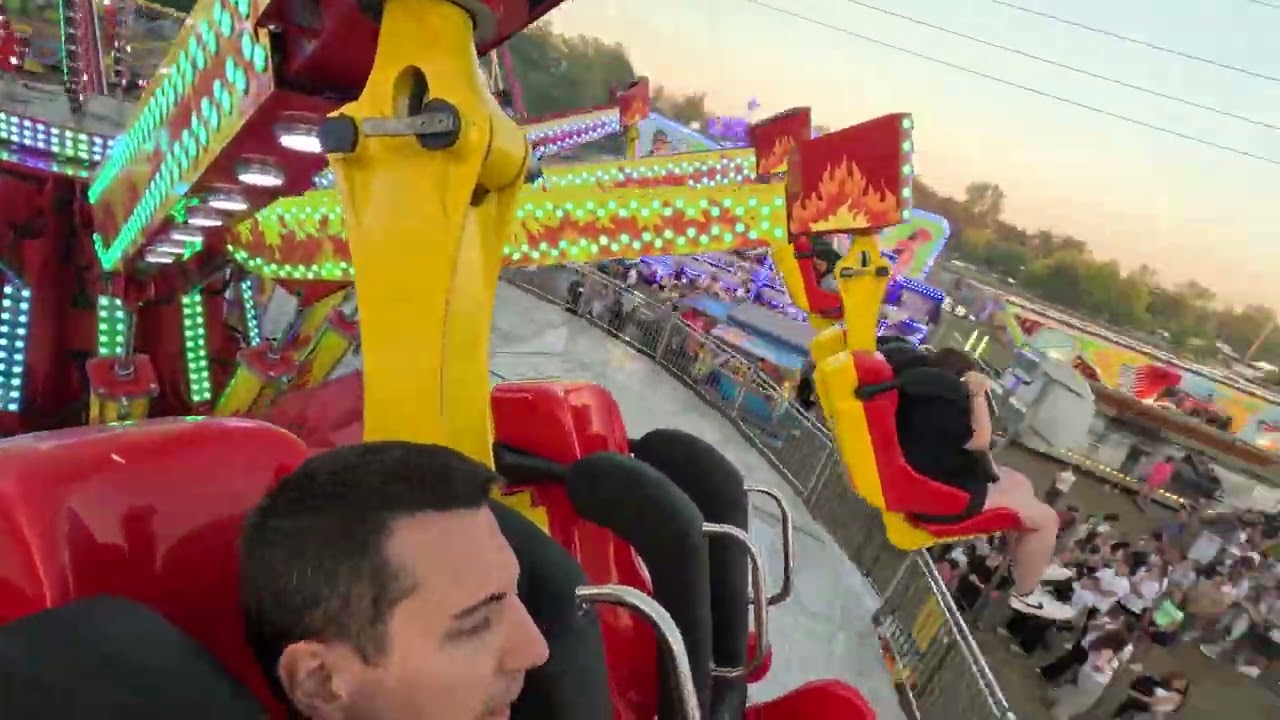 Karuzela Fire (Jumper) (Lunapark Kamenicky) On ride 2 - Tomaszów Mazowiecki - Czerwiec 2025