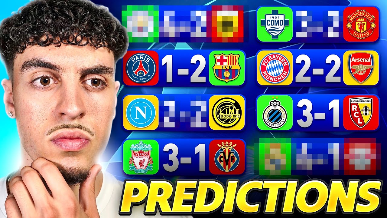 Champions League *MATCHDAY 3* League Phase Predictions! | 2026/27