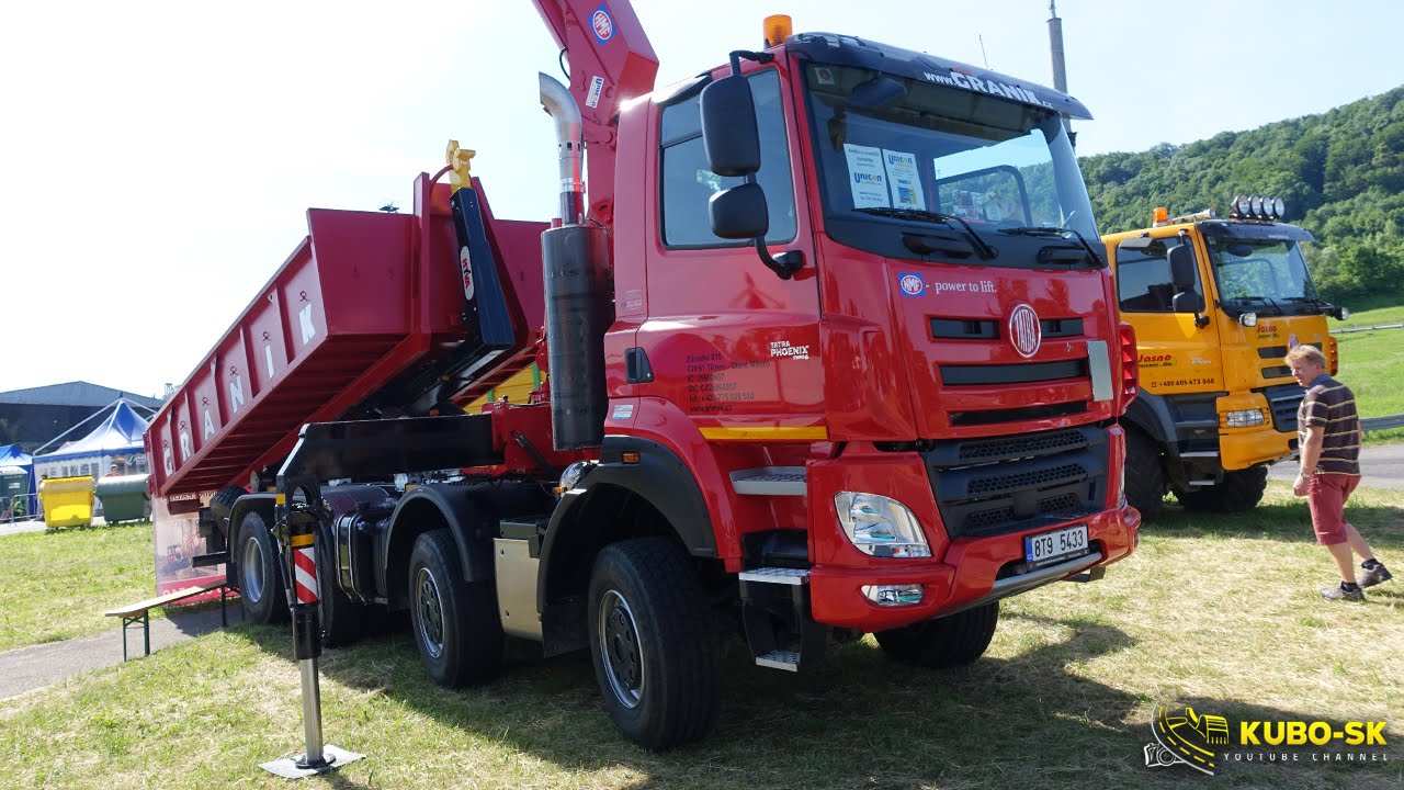New TATRA Phoenix Euro 6 with hook lift - truck walkaround