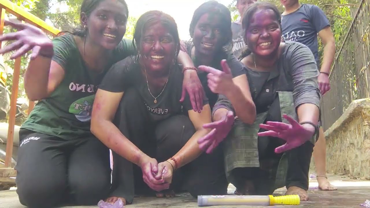Holi Vlog😃😜😅(Day 1) 